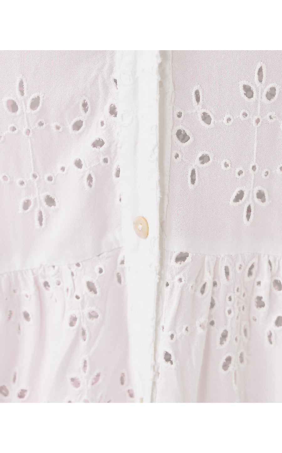 BRAILEY EYELET COVERUP, RESORT WHITE HIDEAWAY RAYON EYELET