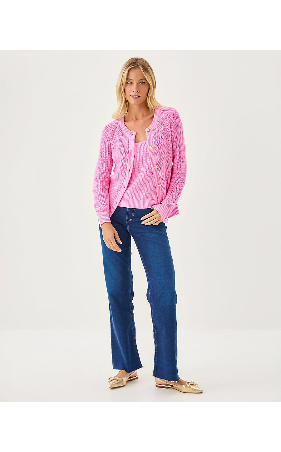 BRISTOW CARDIGAN, PINK BLISS
