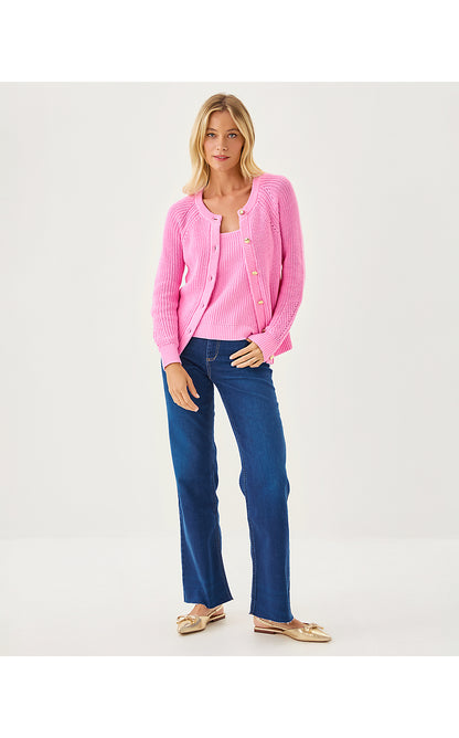 BRISTOW CARDIGAN, PINK BLISS