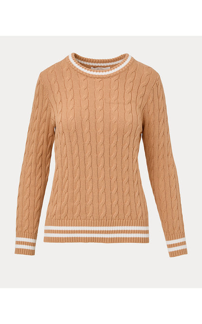 BROCKTON CREW NECK SWEATER, ICED LATTE X COCONUT TIPPING