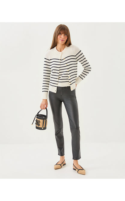 FAIRLEY STRIPE SWEATER SET, COCONUT IRISISTABLE STRIPE