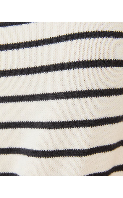 FAIRLEY STRIPE SWEATER SET, COCONUT IRISISTABLE STRIPE