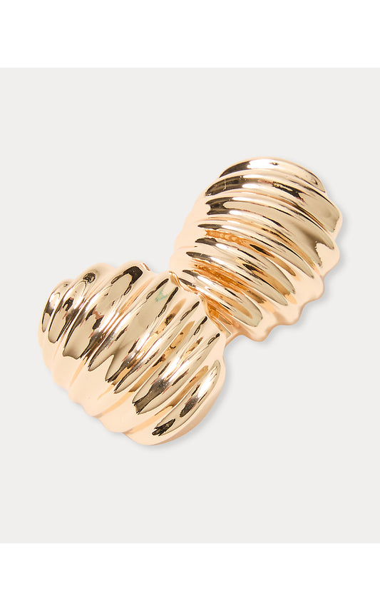 SUNBELIEVABLE EARRINGS, GOLD METALLIC