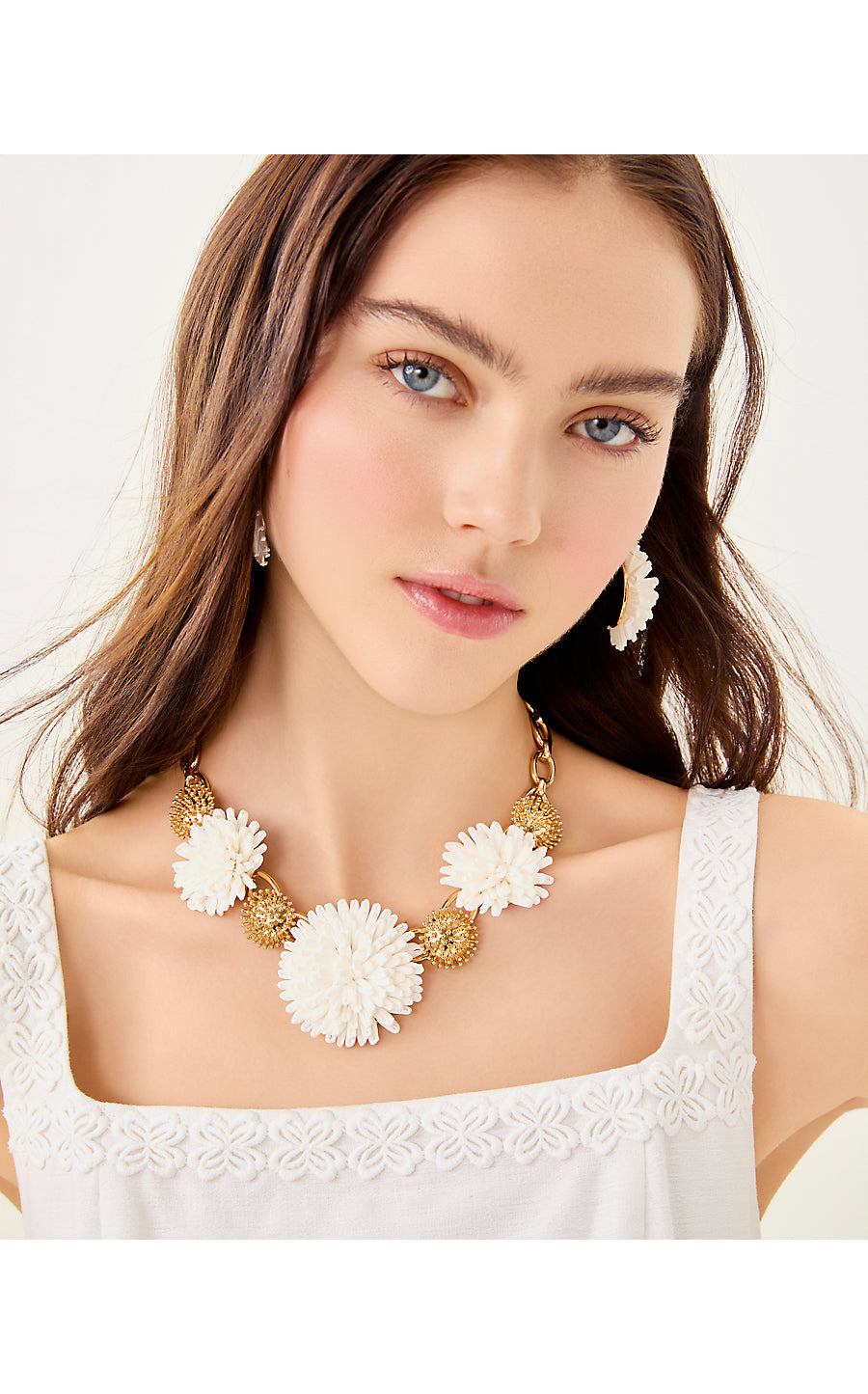 SUMMER SHORELINES NECKLACE, RESORT WHITE
