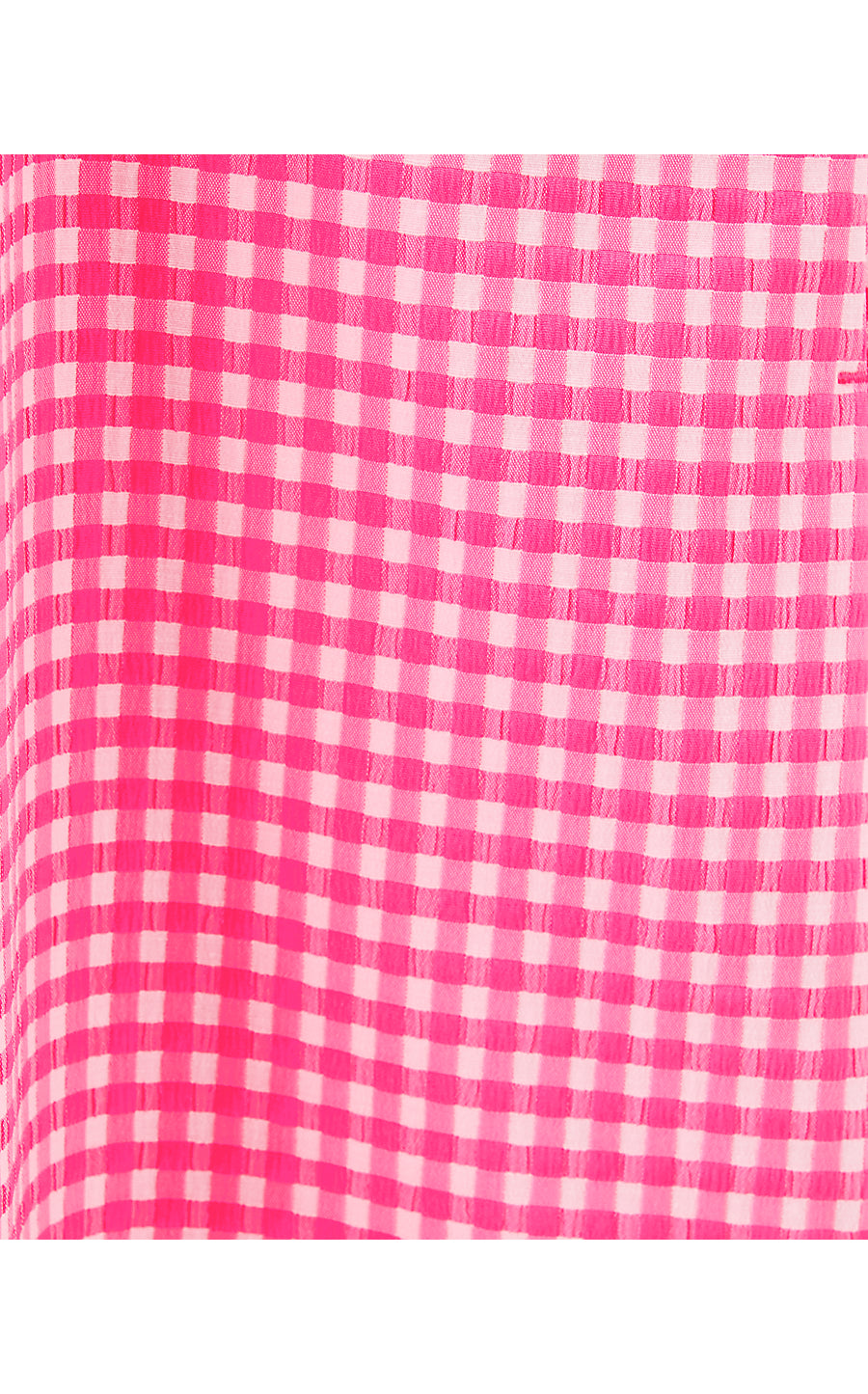 EDITA STRETCH SHIFT, SUNKISSED PINK GINGHAM STRETCH JACQUARD