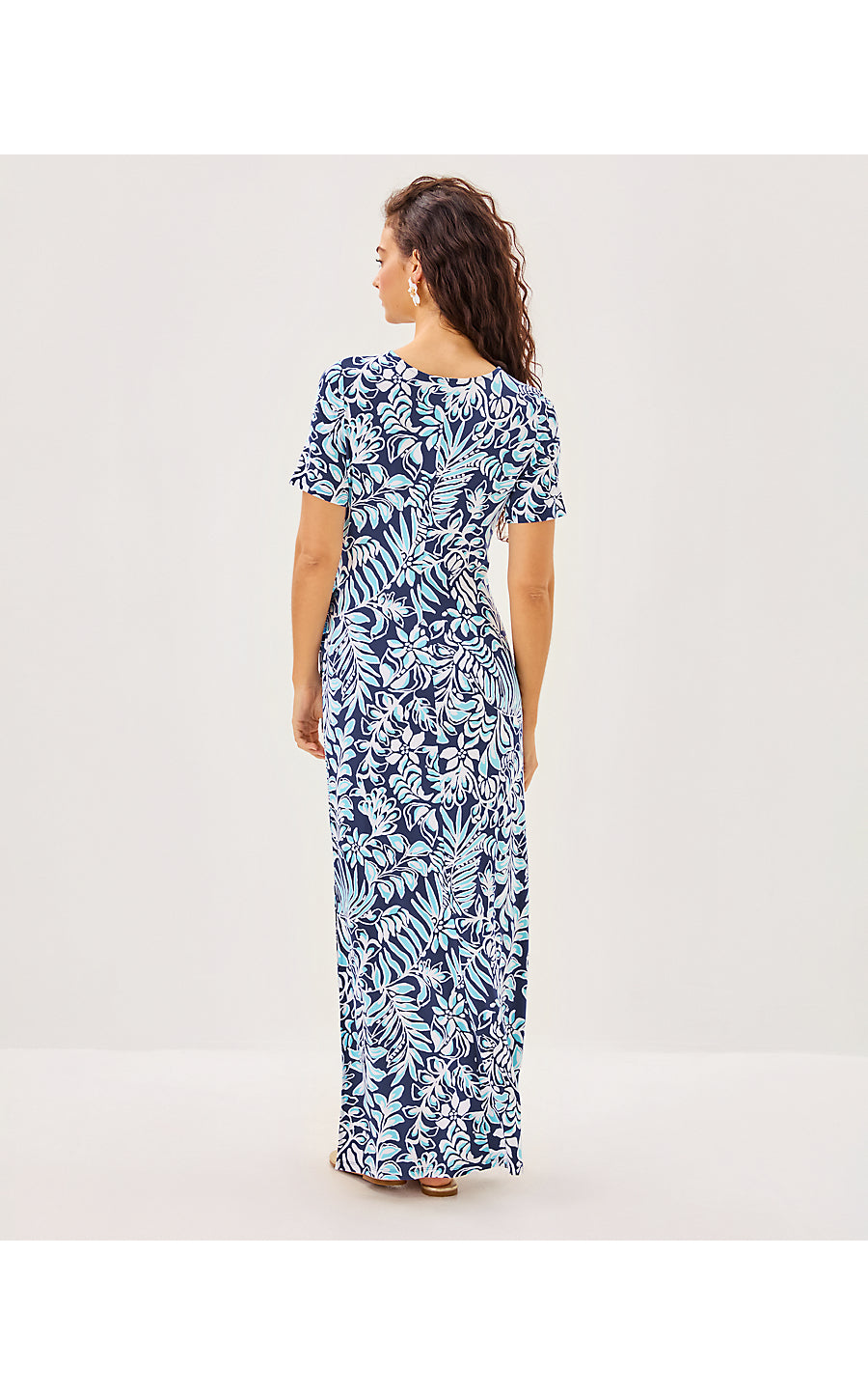 CHACE MAXI DRESS, SAPPHIRE POOL SUMMER SHORELINES
