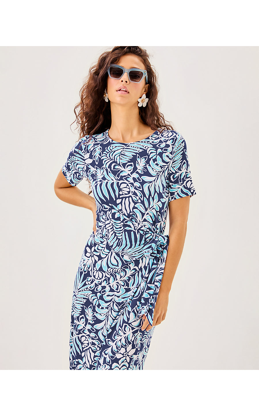 CHACE MAXI DRESS, SAPPHIRE POOL SUMMER SHORELINES
