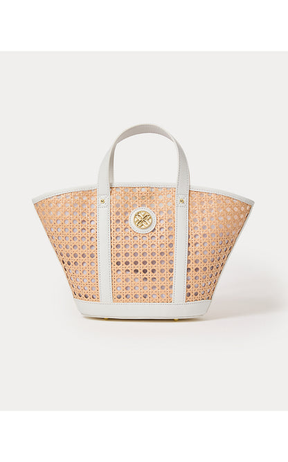 MINI WINTOUR CANE BAG, SAND BAR X RESORT WHITE