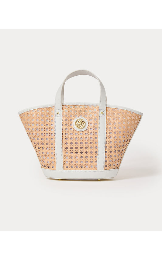 MINI WINTOUR CANE BAG, SAND BAR X RESORT WHITE