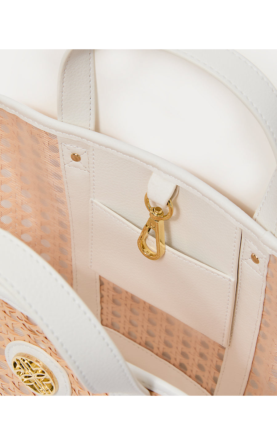 MINI WINTOUR CANE BAG, SAND BAR X RESORT WHITE