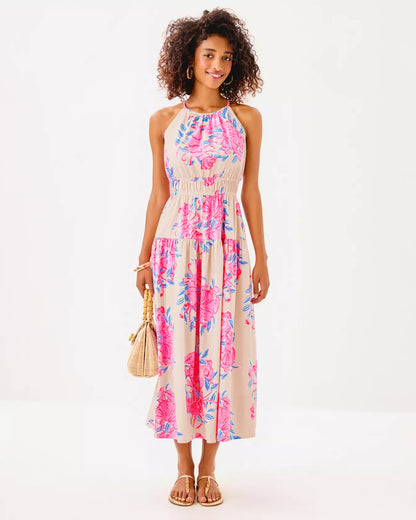 TALULLAH MAXI DRESS, MULTI SO CLAWSOME