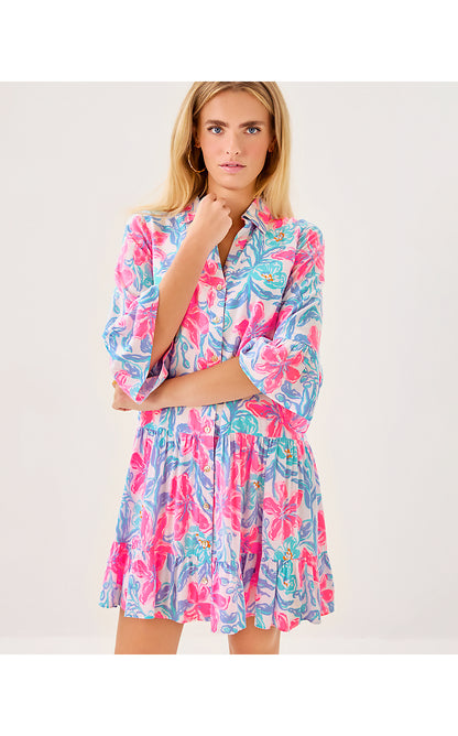 DIANTHA TUNIC DRESS, MULTI BEACHSIDE HAVEN