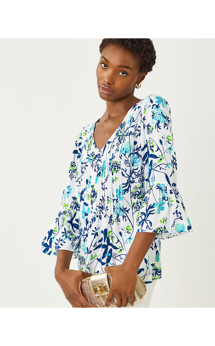 DANIKA TUNIC, RESORT WHITE SEA BLOOMS