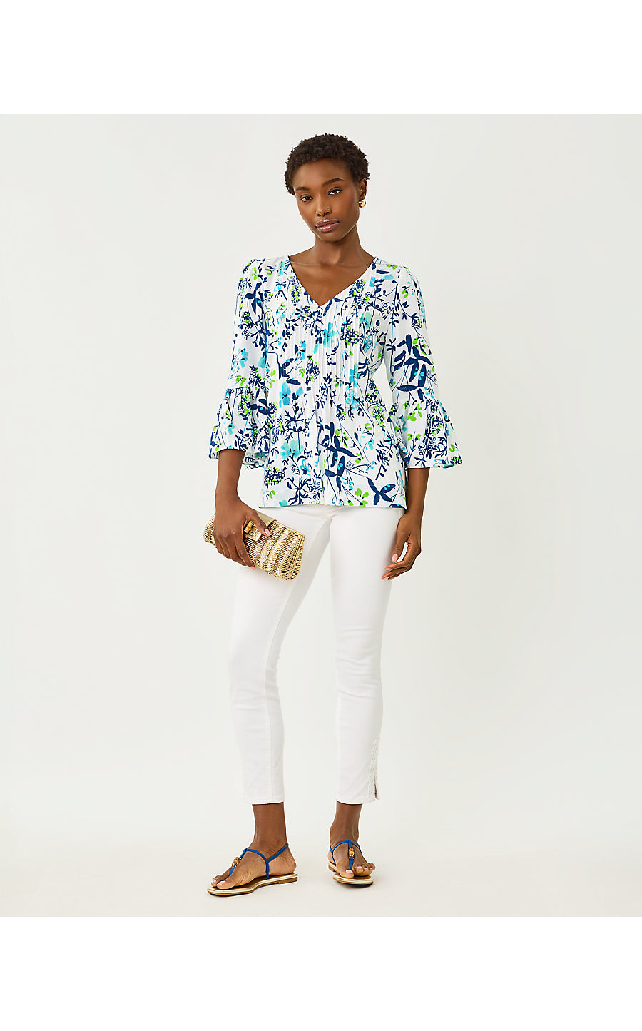 DANIKA TUNIC, RESORT WHITE SEA BLOOMS