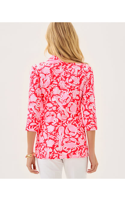 MANDI 3/4 SLEEVE UPF 50+, CANE CORAL CRAB COLLAB