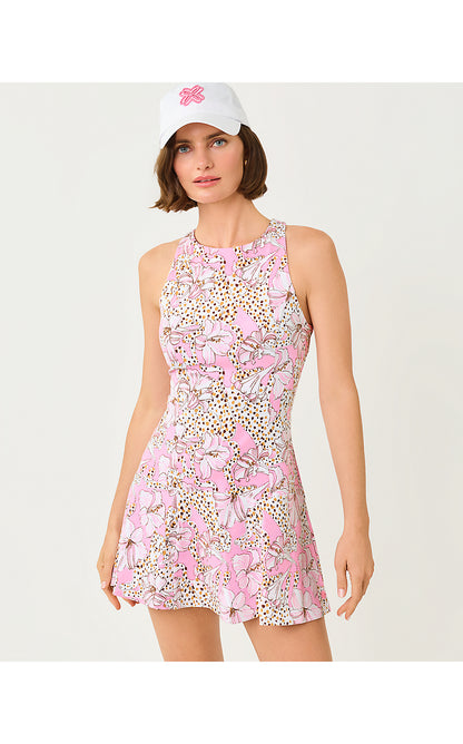 WESTLEY ACTIVE DRESS UPF 50+, CONCH SHELL PINK WILDNESS