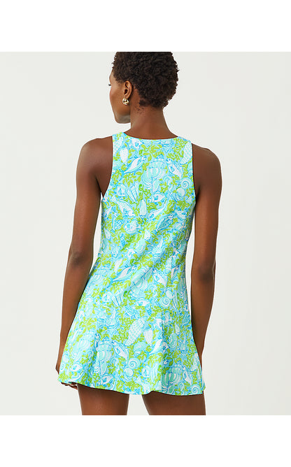 WESTLEY ACTIVE DRESS UPF 50+, DAY DREAM BLUE THROW ME A LINE