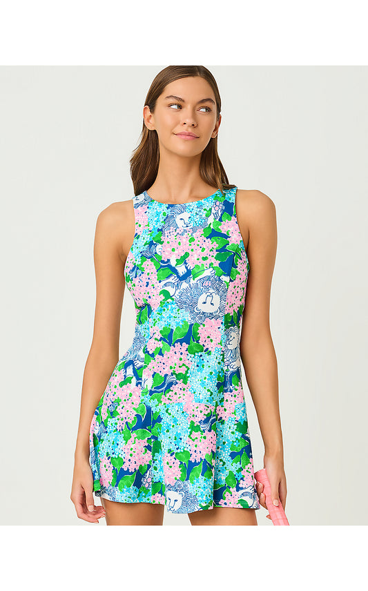 WESTLEY ACTIVE DRESS UPF 50+, STARLIGHT NAVY LYDIA THE LION