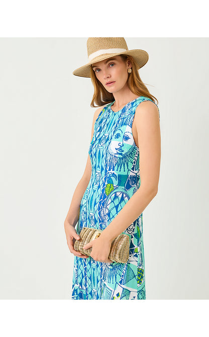 ELLISON MAXI DRESS, MINT CONDITION HARLILLYQUIN ENGINEERED KNIT MAXI