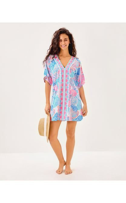 MALACHI V-NECK COVERUP, MULTI ROAR OF THE SEAS ENGINEERED COVERUP