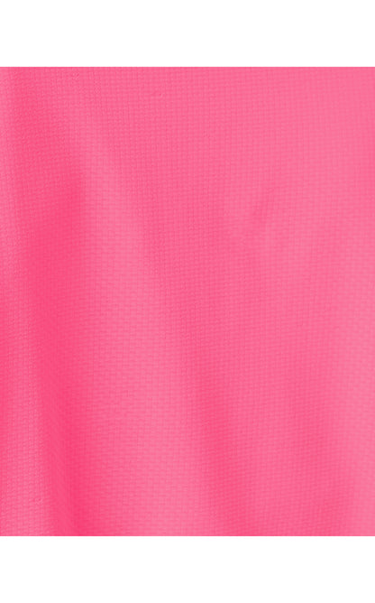 JUSTINE HALF ZIP UPF 50+, CHERRY BLOSSOM PINK