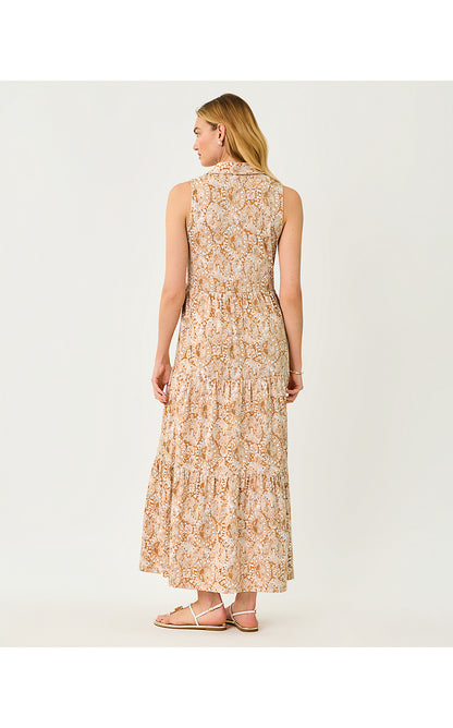 RIEGAN MAXI DRESS, ICED LATTE LIL JIMS STUFF