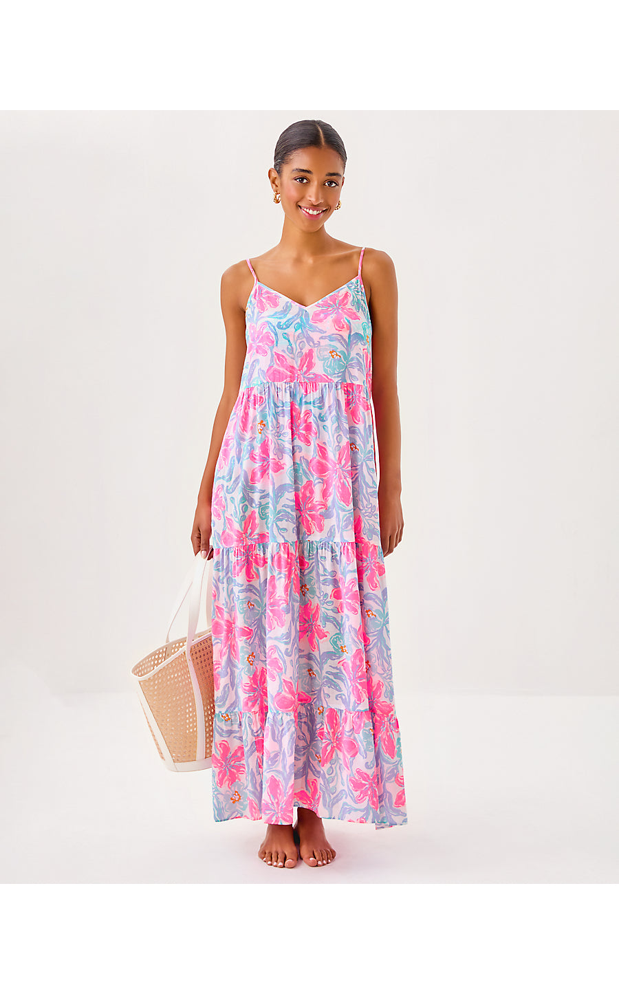 MAZARINE MAXI COVERUP, MULTI BEACHSIDE HAVEN