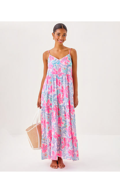 MAZARINE MAXI COVERUP, MULTI BEACHSIDE HAVEN