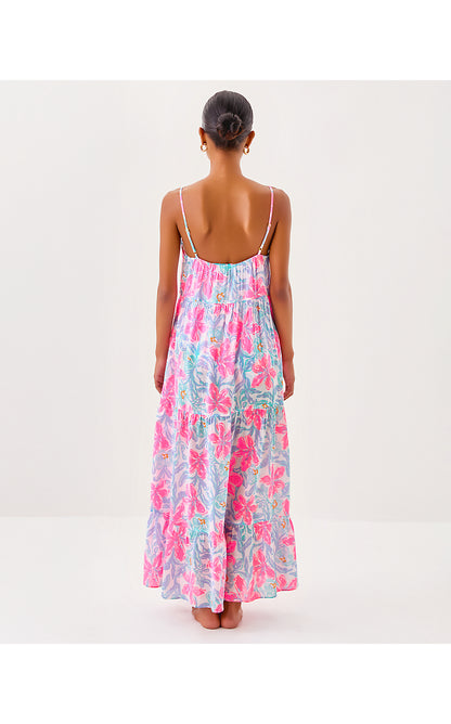 MAZARINE MAXI COVERUP, MULTI BEACHSIDE HAVEN