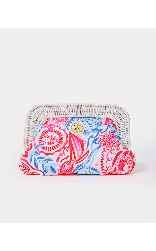 CAYO COCO CLUTCH, RESORT WHITE LIL SUN SEA SAND