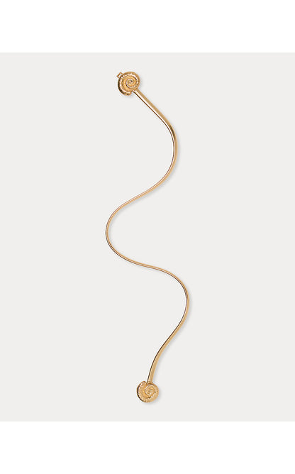 BAREFOOT BEACHCOMBER BELT, GOLD METALLIC