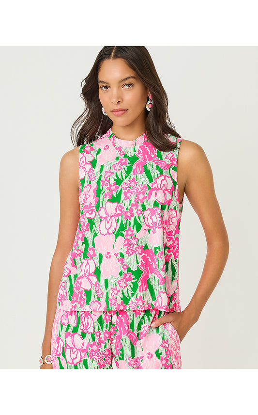 ANYA TOP, PUTTING GREEN HANNAH ENGINEERED