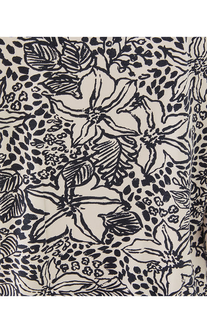TAMIKA TOP, ONYX LOTS TO SPOT ENGINEERED KNIT TOP