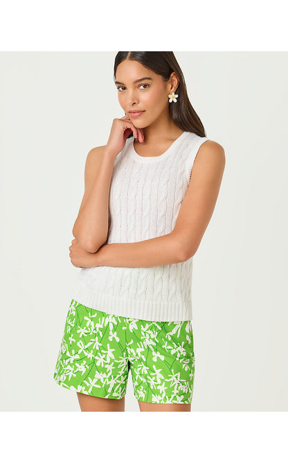 SARISSA STRETCH SHORT, CROCODILE GREEN LIZA