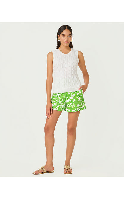 SARISSA STRETCH SHORT, CROCODILE GREEN LIZA