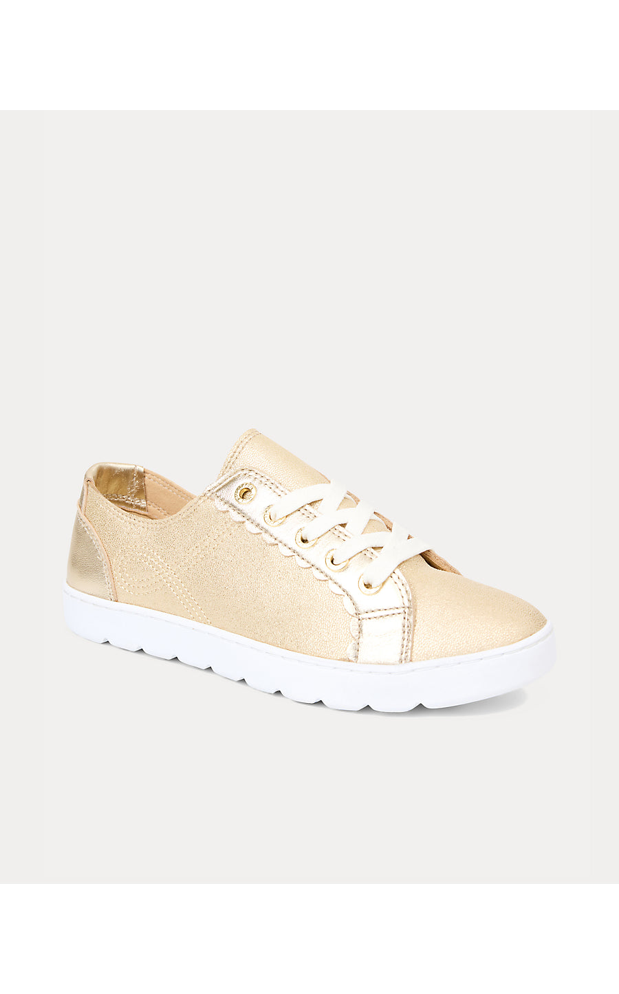 THE LILLY SNEAKER, GOLD METALLIC