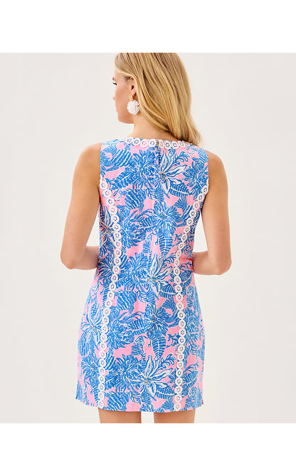 CIARAN SHIFT ROMPER, CONCH SHELL PINK UP SCALE