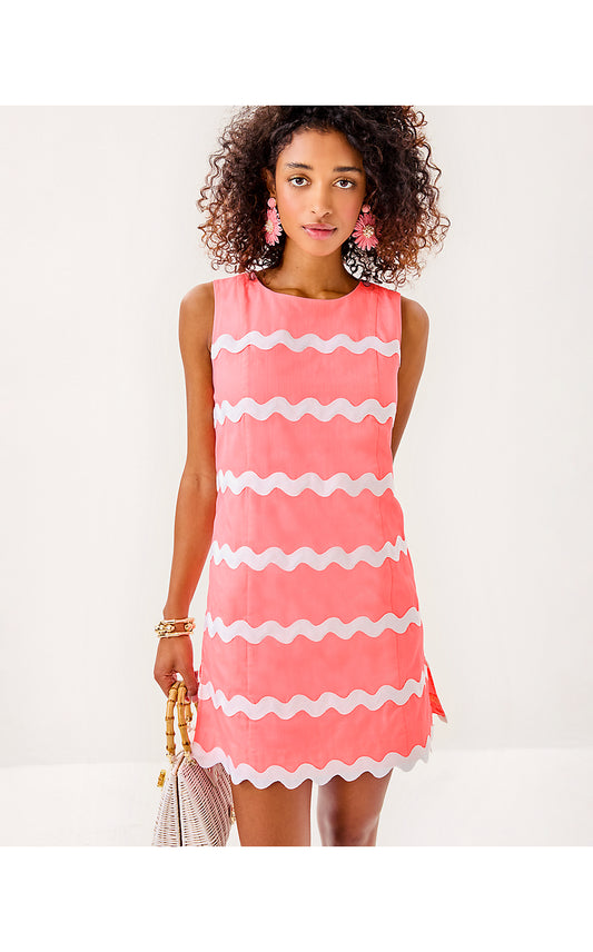 KERRA SHIFT ROMPER, SORBET PINK