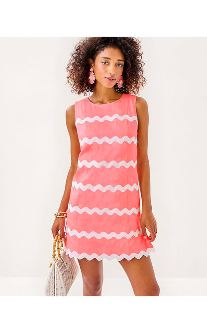KERRA SHIFT ROMPER, SORBET PINK