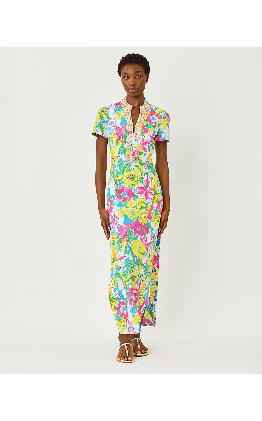 VELORA MAXI ROMPER, MULTI LOVELY LILLY