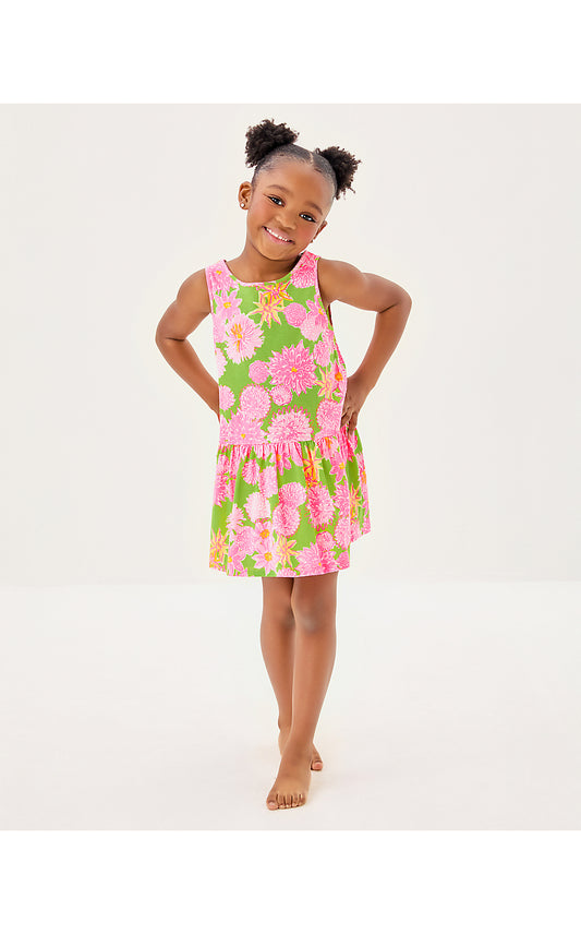 MINI DIXI DRESS, MULTI SEASIDE GARDEN