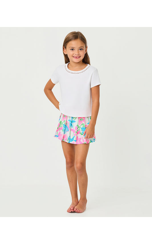 SYLVANA SKORT, RESORT WHITE VINEY LINEY