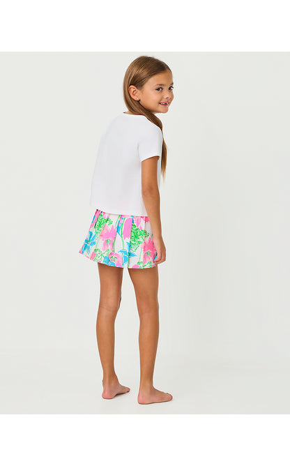 SYLVANA SKORT, RESORT WHITE VINEY LINEY