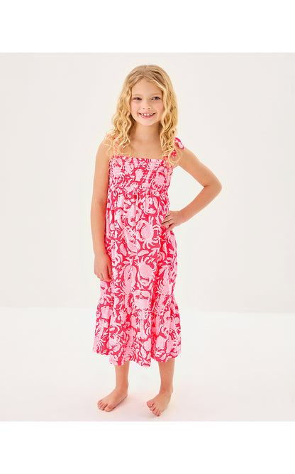 MINI KAILUA MAXI DRESS, CANE CORAL CRAB COLLAB