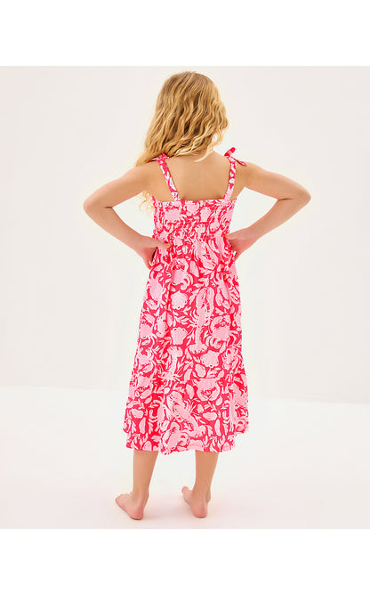 MINI KAILUA MAXI DRESS, CANE CORAL CRAB COLLAB