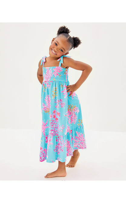 MINI KAILUA MAXI DRESS, MULTI ROYAL CORAL