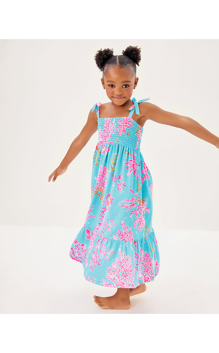 MINI KAILUA MAXI DRESS, MULTI ROYAL CORAL