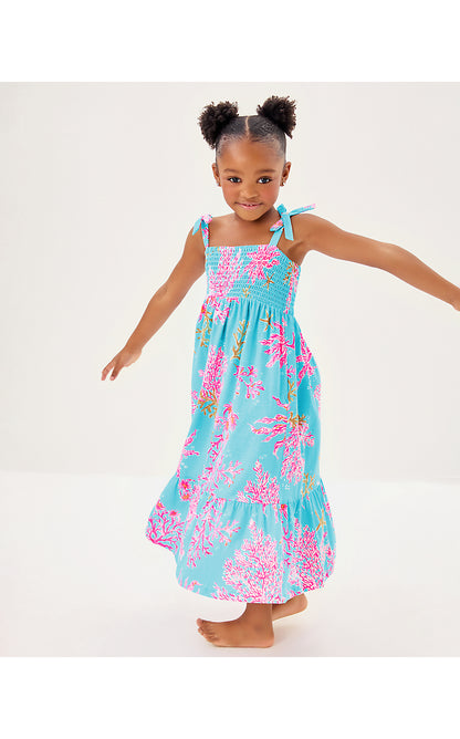 MINI KAILUA MAXI DRESS, MULTI ROYAL CORAL