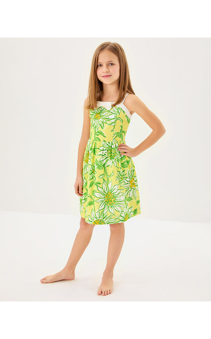 MINI CHERI DRESS, LIMONCELLO SUNBELIEVABLE