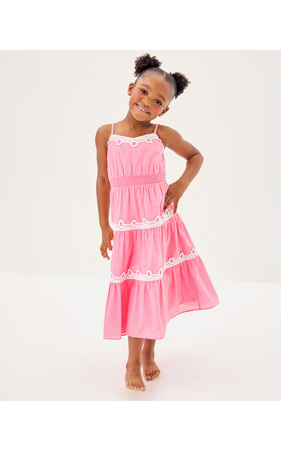 MINI ZANNA MIDI DRESS, CONCH SHELL PINK